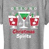 Women's - Instant Message - Getting Into Christmas Spirits Short Sleeve Graphic T-Shirt - 2 of 4