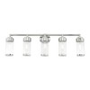Livex Lighting Hillcrest 5 - Light Vanity in  Polished Chrome - 4 of 4
