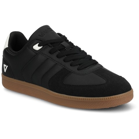 Vance Co. Vance Mens Pitch T-Toe Low Top Court Sneaker, Black 8