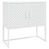 vidaXL Sideboard White 29.5 in.x13.8 in.x29.5 in. Steel - 2 of 4