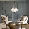 ALOADECOR 18'' Modern Classic Crystal Flush Mount With Matte Black Finish 4-Light Tiered Ceiling Light For Dining Room Foyer Bedroom - 2 of 4