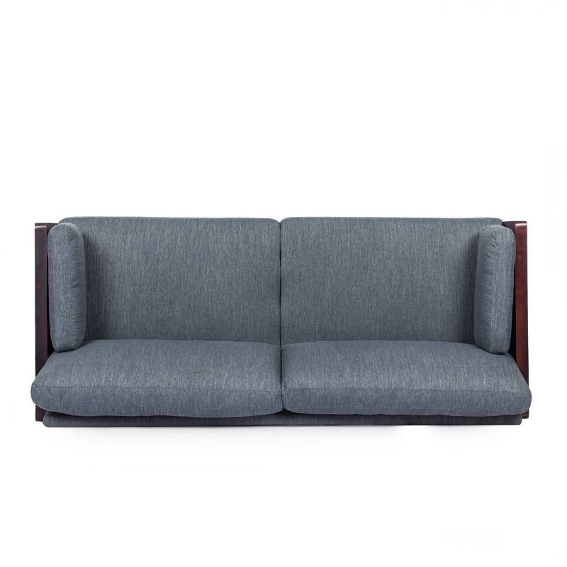 Sofia Mid-Century Modern Upholstered 3 Seater Sofa - Christopher Knight Home, 6 of 12