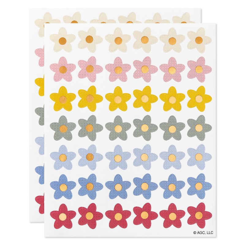 42ct Spring Flower Stickers, 3 of 6
