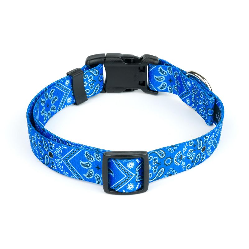 Country Brook Petz Deluxe Blue Bandana Dog Collar - Made in the U.S.A., 4 of 7
