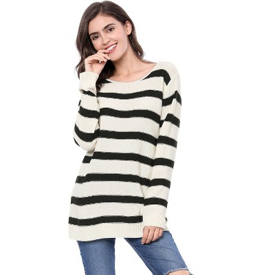 J Jill Womens Pullover Knitted Sweater Long Sleeves Crew Neck Gray Siz –  Goodfair