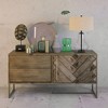 Hudson and Canal 23" Tall Table Lamp with Seeded Glass Fabric Shade - 4 of 4
