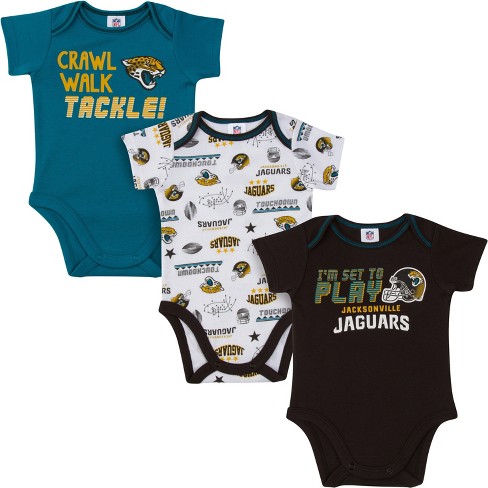 Gerber Baby Boys' Nfl Short Sleeve Bodysuits 3-pack : Target