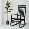 Kozyard High-Back Slat Rocking Chair Set – Solid Wood Rockers for Porch, Indoor, or Outdoor Use - 2 of 4