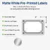 Avery Labels, 2" x 3", Silver-Metallic Black, Matte, 80ct - 2 of 4