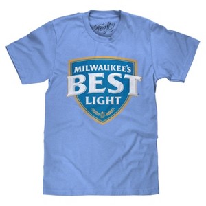 Tee Luv Milwaukee's Best Light Beer Logo T-Shirt - 1 of 2
