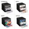mDesign Plastic Makeup Storage Organizer Cube, 3 Drawers - image 2 of 4