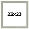 PosterPalooza | Square Sculpted Blue Picture Frame - UV Acrylic, Foam Board Backing, Hanging Hardware - 2 of 4
