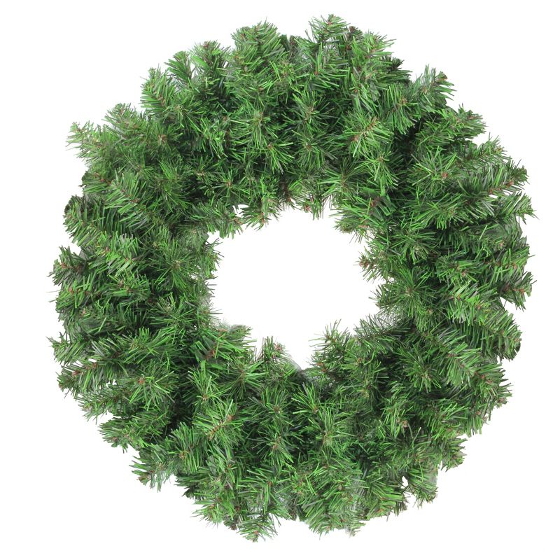 Northlight 16" Unlit Colorado Spruce 2-Tone Artificial Christmas Wreath, 1 of 4