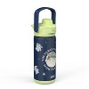 Zak Designs Antimicrobial 14oz Stainless Steel Double Wall Vacuum Beacon Bottle - 3 of 4