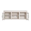 Traditional Full Glass Door TV Stand for TVs up to 80" - Merrick Lane - 4 of 4