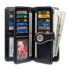 Women’s Wallet Leather Wristlet – RFID Blocking Large Capacity Credit Card Holder with Zipper Pocket, Multiple Compartments & Phone Slot - 2 of 4