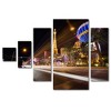 Trademark Fine Art -David Ayash 'Las Vegas Blvd.' Multi Panel Art Set - 2 of 3