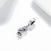 Little Girl Charm for Women Bracelet Oxidized Cubic Zirconia Sterling Silver Ginger Lyne Collection - 3 of 4