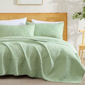 HLC.ME Lorenzo - 3 Piece Quilt Set, Lightweight Bedspread Coverlet Set - 1 of 4