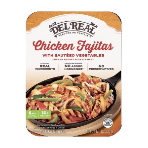 Del Real Foods Chicken Breast Fajitas with Peppers & Onions - 18oz - 1 of 4