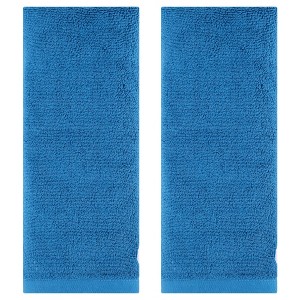 REGALWOVEN Cotton Soft Absorbent Embroidered Floral Hand Towel for Bathroom 14" x 31" 2 Pcs - 1 of 4
