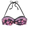 Women's Printed Bandeau Bikini Swimsuit Top - LASCANA - 4 of 4