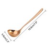 Unique Bargains Durable Stainless Steel Restaurant Kitchen Soup Ladle Spoon 7.8 Inch - 2 of 4