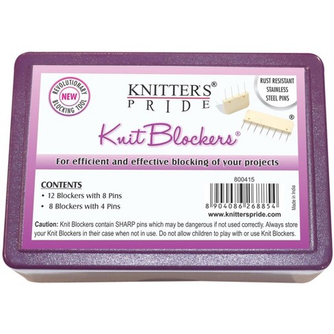 Knit Blockers Set Stainless Steel Knitting Blocking Mats and Pins