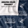 Palm Beach Atlantic University Logo Pattern Silky Touch Blanket White 50x60 - 4 of 4