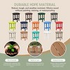 WestinTrends All-Weather Outdoor Patio Round Poly Adirondack Side Table - 4 of 4