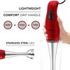 Courant 2-PACK 2-Speed Hand Blender with Stainless Steel Leg, Red - 4 of 4