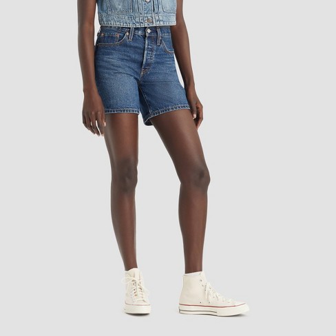 LEVI'S 501 Mid Thigh Womens Denim Shorts - Oxnard Choice