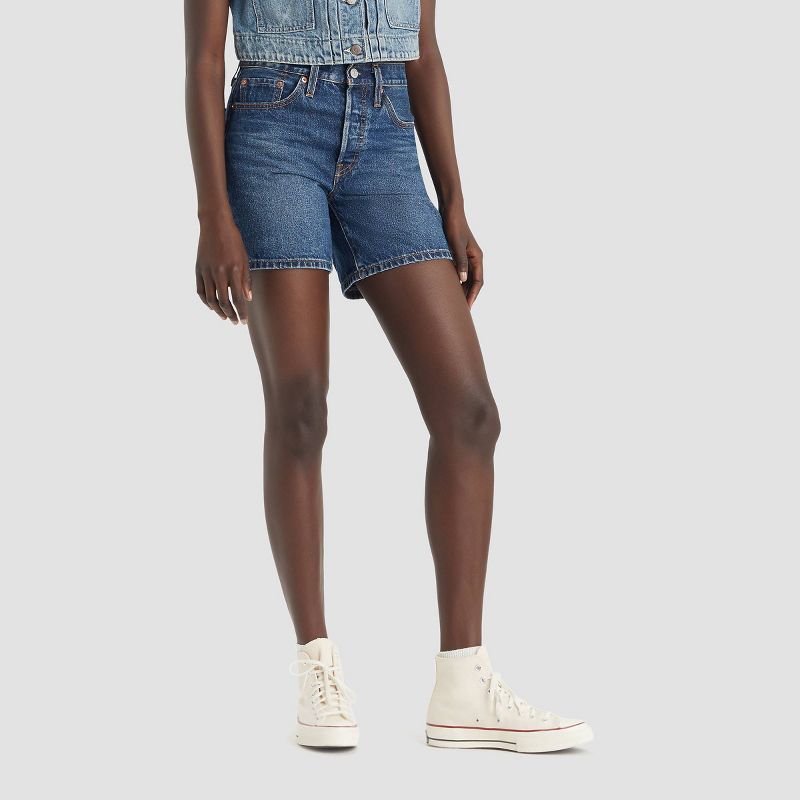 Levi's 501® Mid Thigh Women's Jean Shorts, 1 of 6