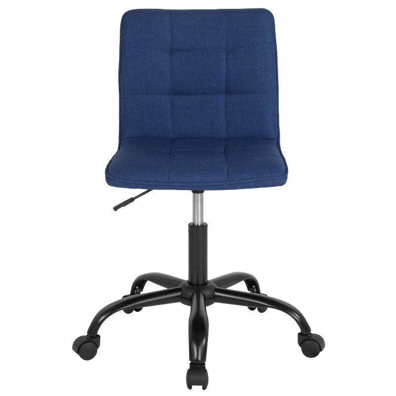 Emma and Oliver Home Office Armless Task Office Chair with Tufted Back/Seat, 6 of 9