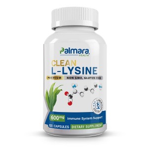 Clean L-Lysine 600mg | Palmara Health - 1 of 4