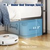 Bed Frame, Storage Headboard with LED light, Charging Station, Solid and Stable, Noise Free, No Box Spring Needed, Easy Assembly - 2 of 4