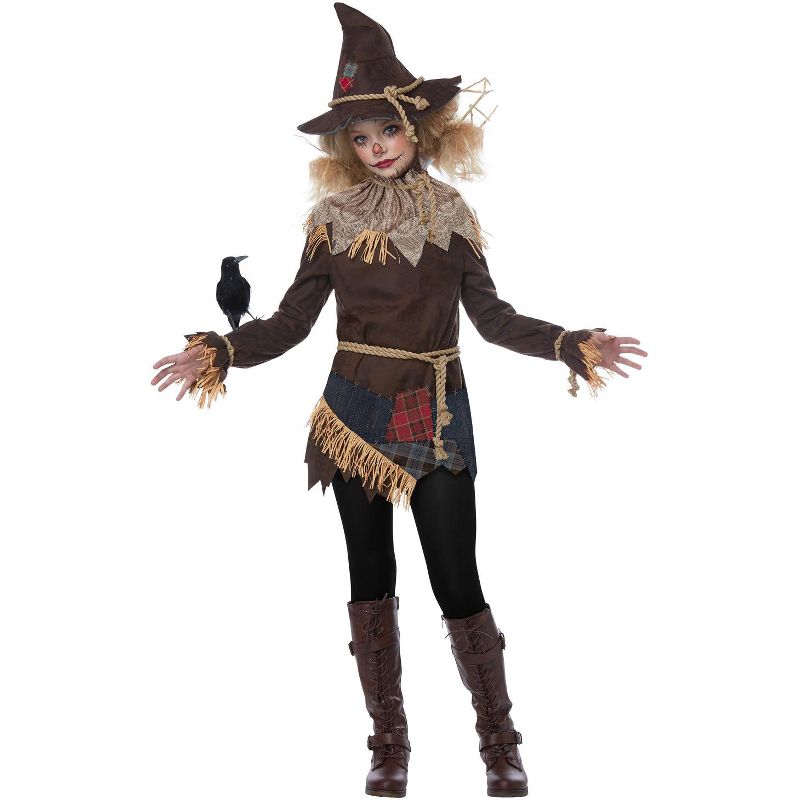 California Costumes Creepy Scarecrow Tween Costume, Large, 2 of 4