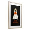 Stupell Industries Happy Howl-oween Ghost Dog Framed Print Under Glass - 2 of 4