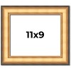 PosterPalooza | Photo Size Traditional Gold Picture Frame - UV Acrylic, Foam Board Backing, Hanging Hardware - 2 of 4
