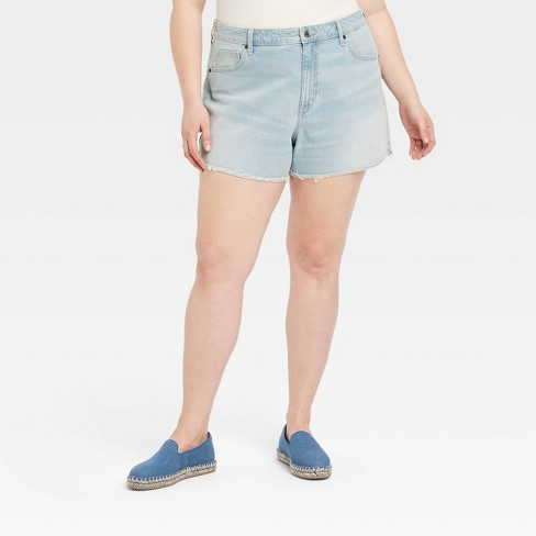 Women's High-rise 90's Cutoff Jean Shorts - Universal Thread™ Light Blue 30  : Target