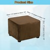 Unique Bargains Stretch Band Furniture Protecting Square Stool Covers - 2 of 4