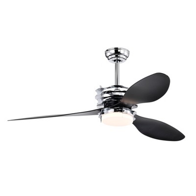 YUHAO 52 Inch Indoor Modern and Contemporary Ceiling Fan with Light and Remote Control