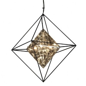 Troy Lighting Epic 4 - Light Pendant in  Forged Iron Plated Topaz Shade - 1 of 1