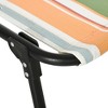 Resenkos Acacia Wood Lounger With Wheels, Adjustable Outdoor Sun Lounger, Comfortable Relaxation Chair, White - 4 of 4