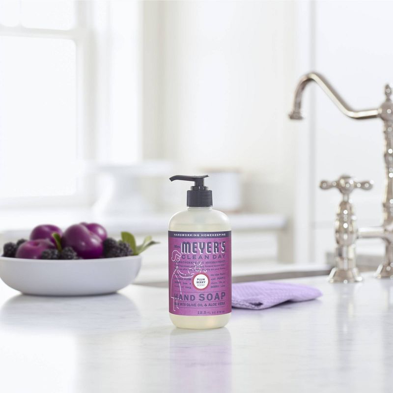 Mrs. Meyer&#39;s Clean Day Hand Soap - Berry Plum - 12.5 fl oz, 4 of 9