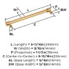 Amerock Faircrest Pull for Cabinets, Drawers, and Furniture - 4 of 4