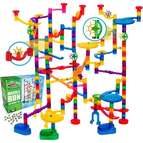 Marble Genius Marble Run Extreme Set - 300 Complete Pieces