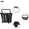 dbest products GoCart, Grocery Cart Shopping Laundry Basket on Wheels - 2 of 4