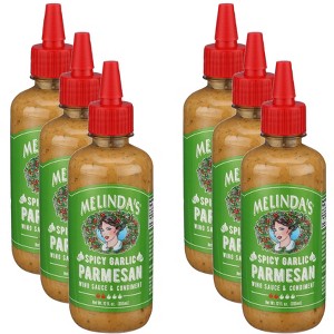 Melinda’s Spicy Garlic Parmesan Wing Sauce and Condiment - Case of 6 - 12 OZ - 1 of 4