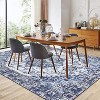 Vintage Area Rugs, Washable Rugs for Living Room, Rubber Backed Non-Slip Low Pile Soft Rugs, Kitchen Rugs, Vintage Rugs, Dining Room Rugs - 4 of 4